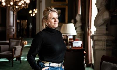 Dorien in de kamer