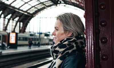 Dorien in station