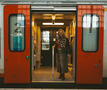 Dorien in de trein