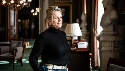 Dorien in de kamer
