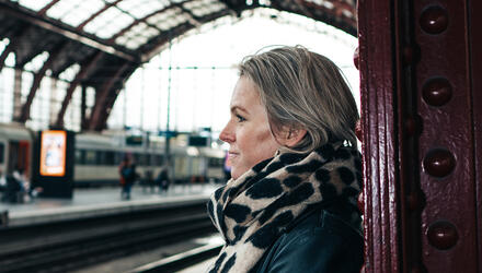 Dorien in station